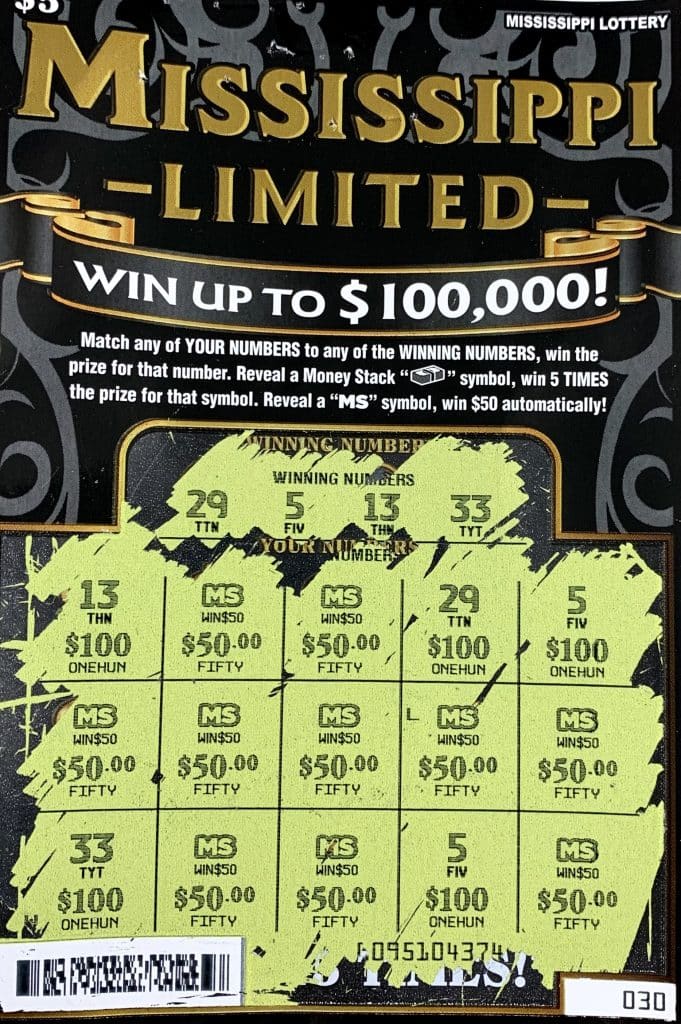 A Brookhaven woman won $1,000 on a Mississippi Limited scratch-off game purchased at B-Kwik on East Lincoln Rd., Brookhaven.
